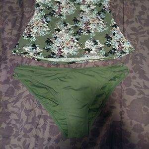 Ambrielle XL Green Bikini Bottoms